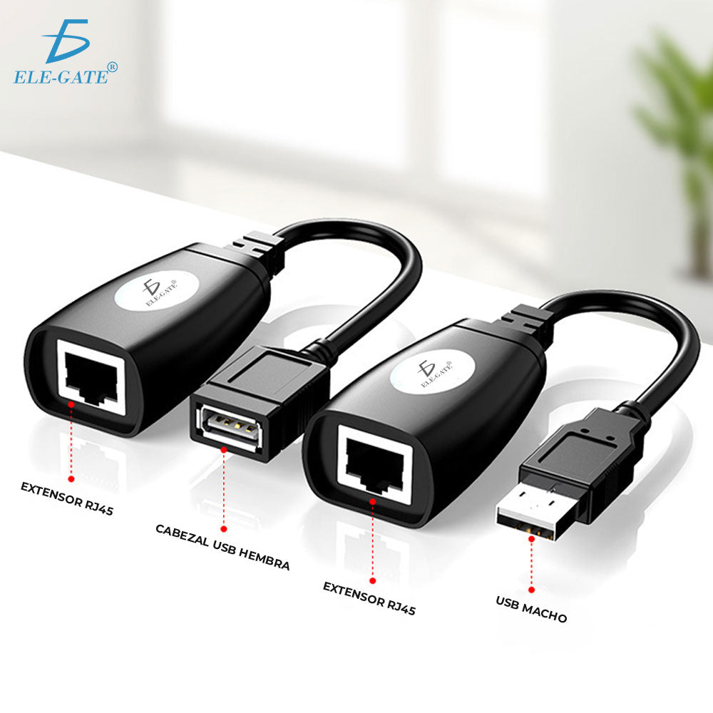 CABLE EXTENSOR RJ45 MACHO- HEMBRA