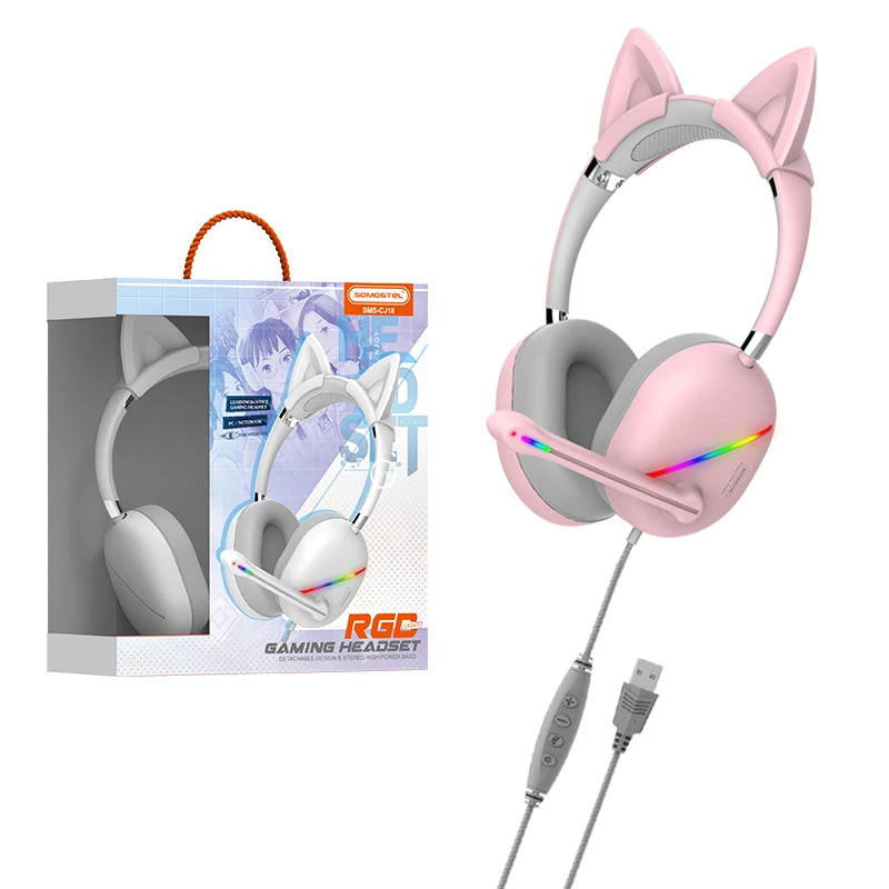 AURICULARES GAMING RGB SMS-CJ18