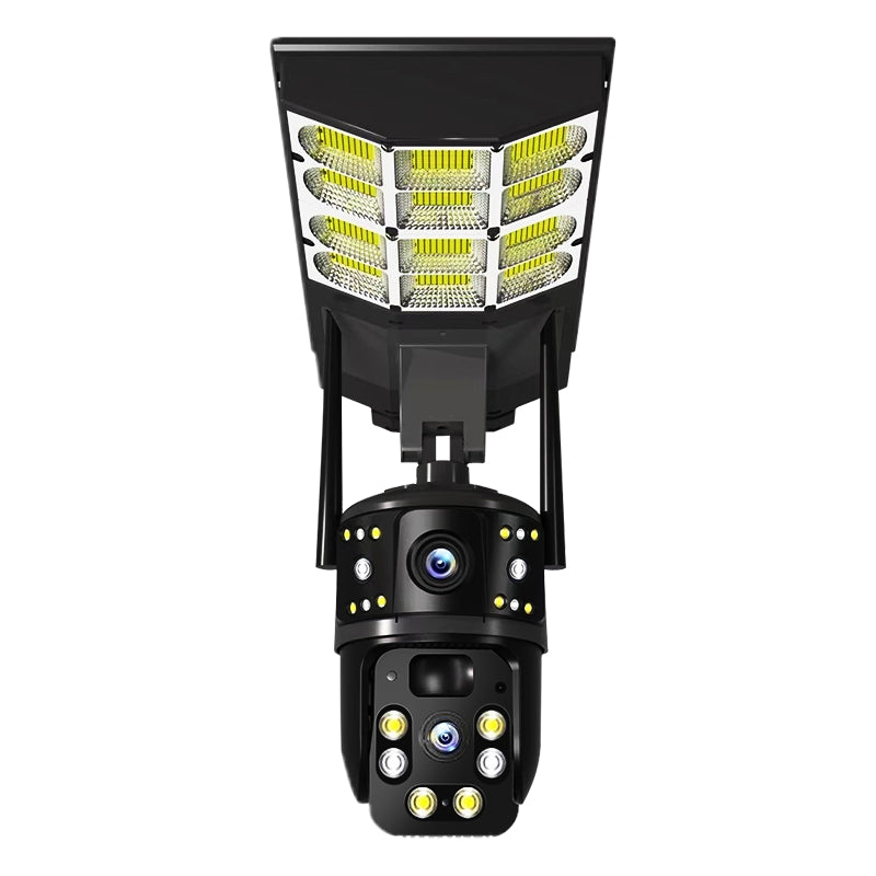 CAMARA DE SEGURIDAD 4G LED SOLAR 2 LENTES LDOO1-G