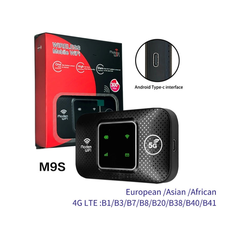 ROUTER PORTATIL 4G M9S-5LCD black