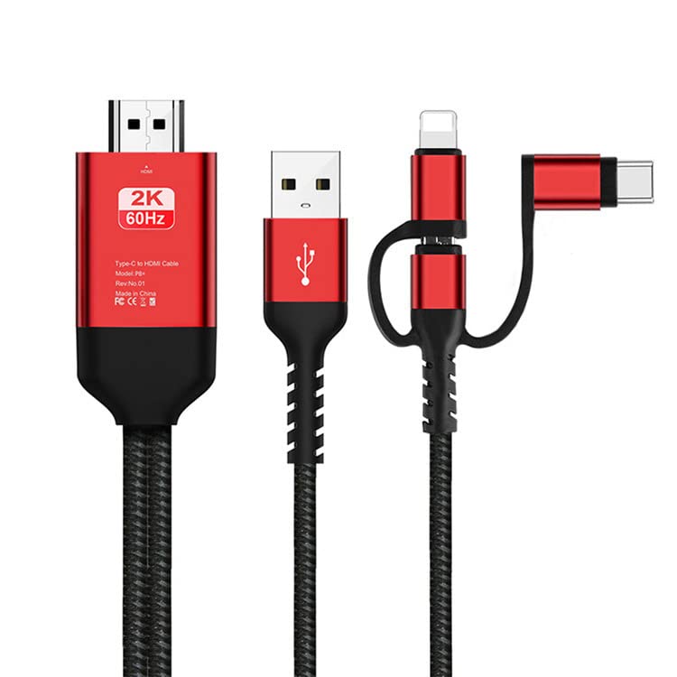 CABLE MHL PARA IPHONE  LIGHTNING - HDVT 2 M