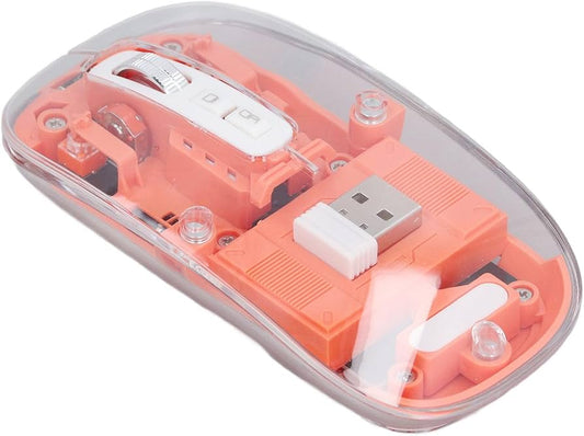 MOUSE USB TRANSPARENTE