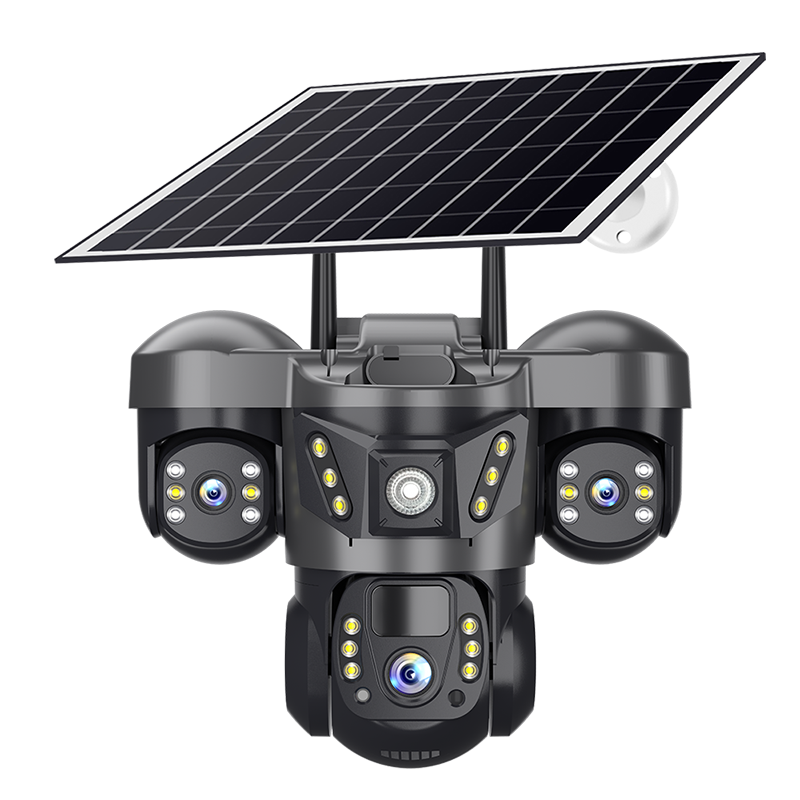 CAMARA DE SEGURIDAD SOLAR 3 LENTES 4G VTS29