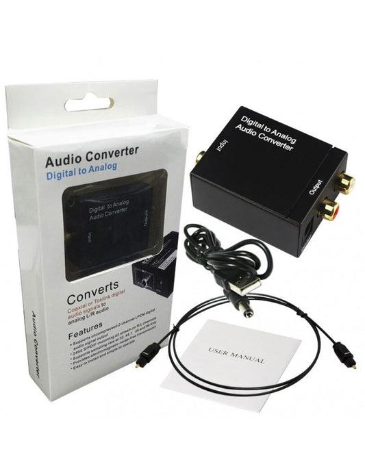 CONVERTIDOR OPTICO A RCA