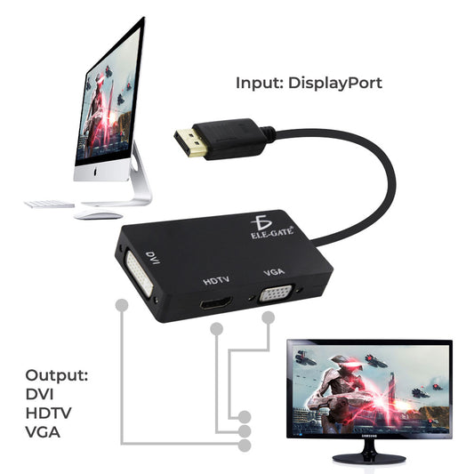 ADAPTADOR DISPLAY PORT 5 EN 1