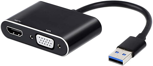 CABLE USB A HDMI/VGA