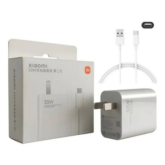 XIAOMI CARGADOR 33W CARGA RAPIDA
